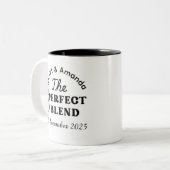 personalisierte Hochzeitsgeschenk Tasse (Vorderseite Links)