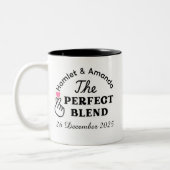 personalisierte Hochzeitsgeschenk Tasse (Links)