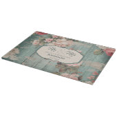 Personalisierte Hochzeitsgeschenke aus blauem Holz Schneidebrett (Ecke)