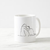 Personalisierte Hochzeitsgeschenke Camping Tasse,  Kaffeetasse (VorderseiteRechts)