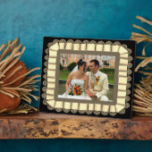 Personalisierte Hochzeitshilfsrahmen für das Foto  Fotoplatte (Seite)