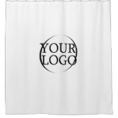 Personalisierte Hochzeitsidee Duschvorhang (Vorderseite)