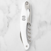 Personalisierte Hochzeitsidee Kellnermesser (Rückseite)