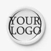 Personalisierte Hochzeitsidee Pappteller (Vorderseite)