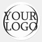 Personalisierte Hochzeitsidee Runder Aufkleber (Vorderseite)
