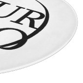 Personalisierte Hochzeitsidee Schneidebrett (Ecke)