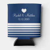 Personalisierte Hochzeitskannen für Wasseranker Dosenkühler (Vorderseite)