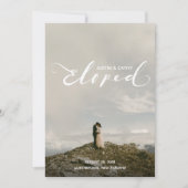 Personalisierte Hochzeitskarte Einladung (Vorderseite)