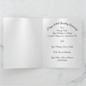 Personalisierte Hochzeitskarte für das FOTO Karte (Innenseite)