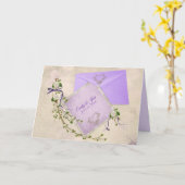 personalisierte Hochzeitskarte mit inspirierendem  Karte (Gelbe Blume)