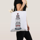 Personalisierte Hochzeitskuchen Tasche (Von Nahem)