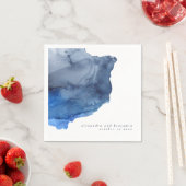 Personalisierte Hochzeitsnacht Abstrakt-modern Serviette (Beispiel)