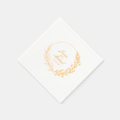 personalisierte Hochzeitsnapkins Serviette (Ecke)