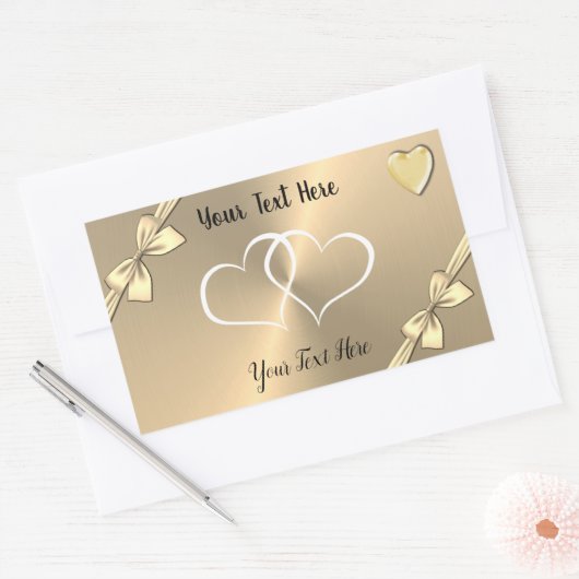 Personalisierte Hochzeitspartei bevorzugt Sticker (Umschlag)