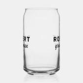 Personalisierte Hochzeitsparty Bachelor Party Dosenglas (Links)