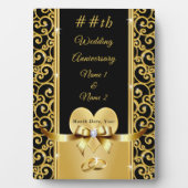 Personalisierte Hochzeitspenden für Freunde Fotoplatte (Vorderseite)