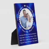 Personalisierte Hochzeitspenden oder Hochzeiten Fotoplatte (Seite)