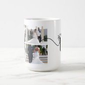 Personalisierte Hochzeitspezialität Tasse mit Schw (Mittel)