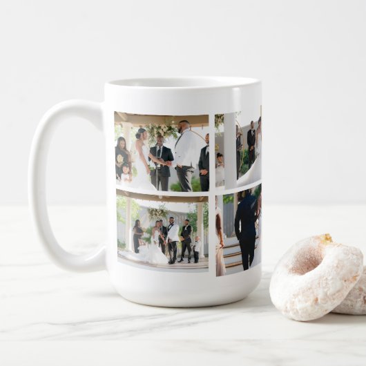 Personalisierte Hochzeitspezialität Tasse mit Schw (Mit Donut)