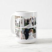 Personalisierte Hochzeitspezialität Tasse mit Schw (Vorderseite Links)