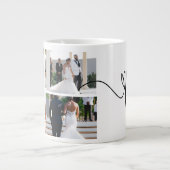 Personalisierte Hochzeitspezialität Tasse mit Schw (Vorderseite)