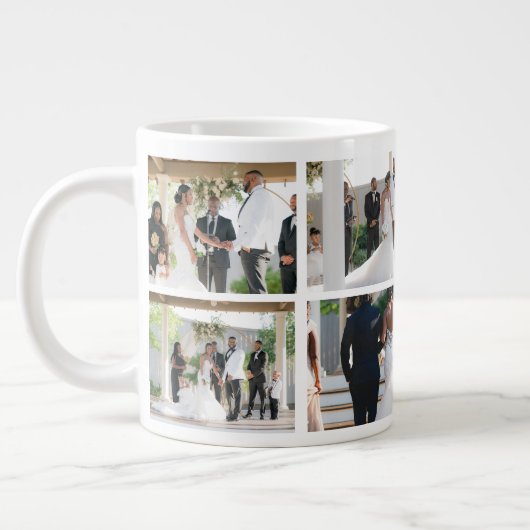 Personalisierte Hochzeitspezialität Tasse mit Schw (Links)