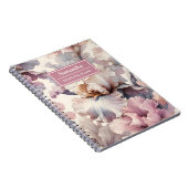 Personalisierte Hochzeitsplanung mit elegantem Ros Notizblock (Rechte Seite)