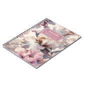 Personalisierte Hochzeitsplanung mit elegantem Ros Notizblock (Linke Seite)