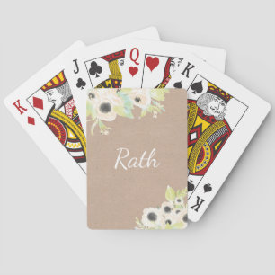 Personalisierte Hochzeitspoker-Spielkarten mit Mon Spielkarten
