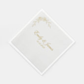 Personalisierte Hochzeitsservietten | Individuell Serviette (Ecke)