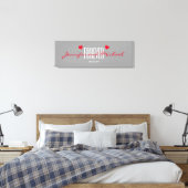 Personalisierte Hochzeitsstimmung Leinwand (Insitu (Schlafzimmer))