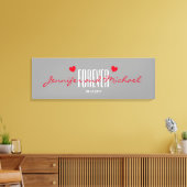 Personalisierte Hochzeitsstimmung Leinwand (Insitu (Wohnzimmer))