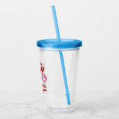 Personalisierte Hochzeitssuite Acryltrinkbecher (Links)