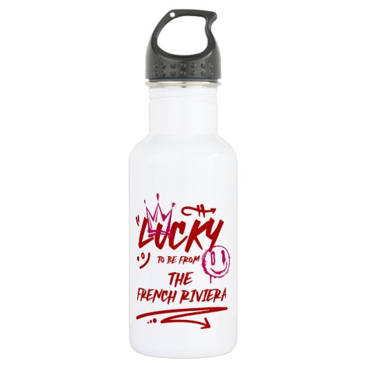 Personalisierte Hochzeitssuite Edelstahlflasche (Vorderseite)