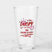 Personalisierte Hochzeitssuite Glas (Vorderseite)