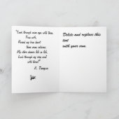 Personalisierte Hochzeitstag Ehefrau GreetingCard Karte (Innenseite)
