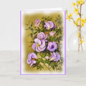 Personalisierte Hochzeitstag Ehefrau GreetingCard Karte (Gelbe Blume)