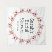 Personalisierte Hochzeitsteppich Wandteppich (Vorderseite (Horizontal))