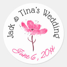 Personalisierte Hochzeitsticker