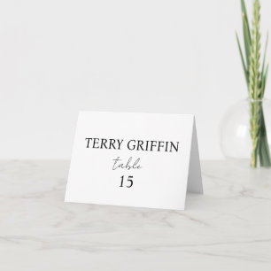 Personalisierte Hochzeitstischkarten Tisch Namenss Karte