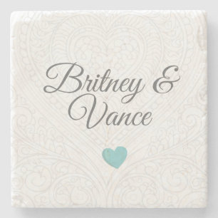 Personalisierte Hochzeitsuntersetzer Steinuntersetzer