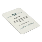 personalisierte Hochzeitswelcom Magnet (Rechte Seite)