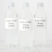Personalisierte Hochzeitwasserflasche Wasserflaschenetikett (Flaschen)