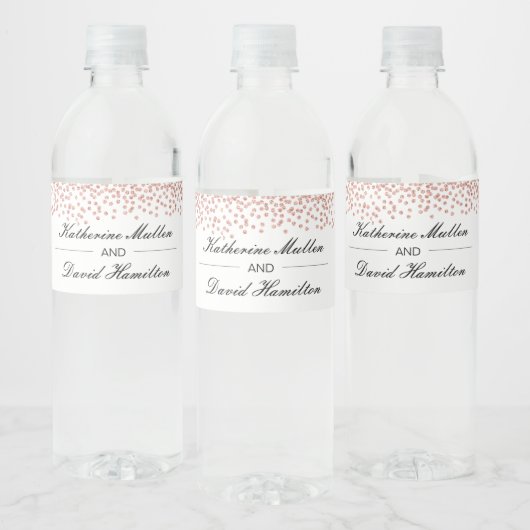 Personalisierte Hochzeitwasserflasche Wasserflaschenetikett (Flaschen)