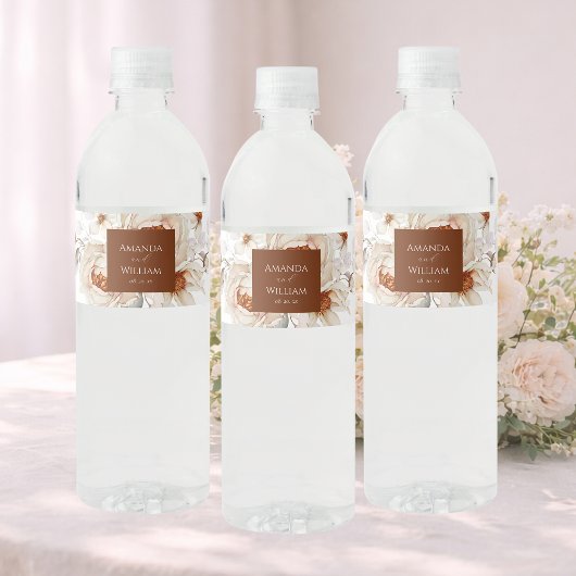 Personalisierte Hochzeitwasserflasche Wasserflaschenetikett