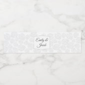 Personalisierte Hochzeitwasserflaschen Wasserflaschenetikett (Einzelnes Label)