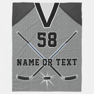 Personalisierte Hockey-Decken, irgendwelche Fleecedecke