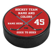 Personalisierte Hockey-Kobolde Ihr 4 Text, Ihre Eishockey Puck (3/4)