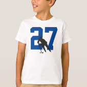 Personalisierte Hockey-Nummer T-Shirt (Vorderseite)