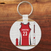 Personalisierte Hockey-Uniform Schlüsselanhänger (Vorderseite)
